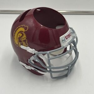 USC Trojans Football Helmet Coin Bank Schutt Mini Helmet NCAA Collectible